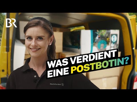 Paketzusteller &amp; Briefträger: Das verdient eine Postbotin bei der Deutschen Post| Lohnt sich das?|BR